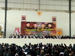 10 Ribu Warga PSHT Jember, Ikuti Sholawat Di Padepokan Pusat