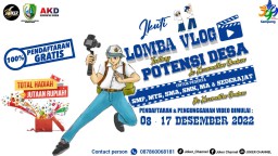 Milad Kab.Sampang, JOKER Gelar Lomba VLOG Khusus Pelajar Dengan Tema "Potensi Desa"
