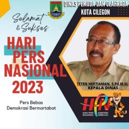 Kepala Dispora Kota Cilegon, Ucapkan Hari Pers Nasional