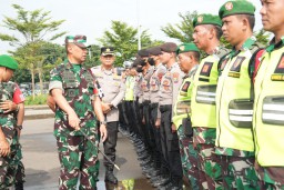 Gelar Pasukan, Pengamanan VVIP Kunjungan Kerja RI 1