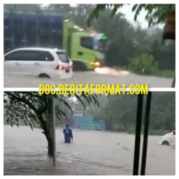 Banjir Tahunan Raya Ngoro, Tak Kunjung Mendapatkan Penanganan Pemerintah