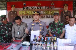 Operasi Pekat Semeru, Polres Jombang Ungkap 64 Kasus