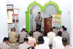 Jumat Curhat, Warga Sukopinggir Keluhkan Lampu Penerangan Jalan Mati