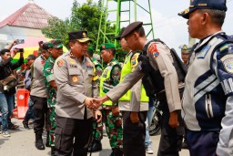Kapolda Jatim Pantau Arus Mudik di Jombang, Tidak Terdapat Kemacetan