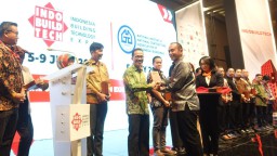 APTIKNAS Kembali Ikut Sukseskan IndoBuildTech Expo 2023