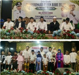 Pengajian Umum Peringati 1 Muharram, Pemdes Sumobito Undang Dai Viral KH.Anwar Zahid