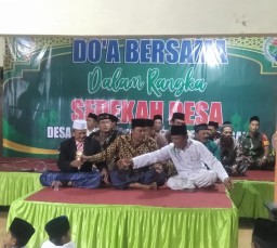 Doa Bersama Masyarakat Desa Bongkot, Sebagai Wujud Rasa Syukur