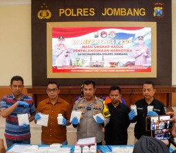 Satreskoba Polres Jombang, Amankan Jutaan Pil Koplo