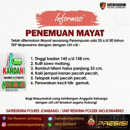 Ciri-ciri Jasad Korban Mutilasi di Jombang, Terungkap