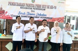 Sertijab Pejabat Eselon III dan Eselon 4, Di Pendopo Kecamatan Peterongan