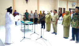 Kades Grobogan Lantik Tiga Kasi, Maksimalkan Pelayanan Untuk Masyarakat