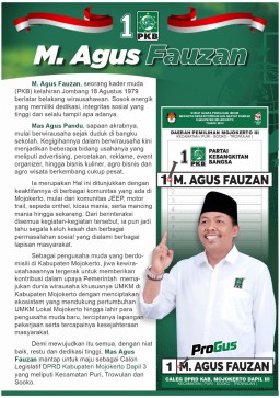M Agus Fauzan Ajak Ibu Ibu Kecamatan Sooko Mempunyai Usaha Mandiri Tanpa Modal