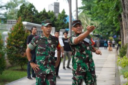 Kunjungan Kerja Presiden RI di Wilayah Korem 084/BJ, Berjalan Aman dan Lancar
