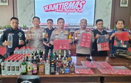 Jelang Pergantian Tahun Kapolresta Mojokerto Ungkap Beberapa Kasus Alami Penurunan