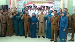 Pelantikan Serentak 10 Perangkat Desa Dari 6 Desa Wilayah Kecamatan Kandangan