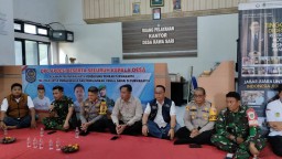 Ciptakan Pemilu Damai, TNI, Polri dan APDESI Kabupaten Purwakarta Gelar Silahturahmi