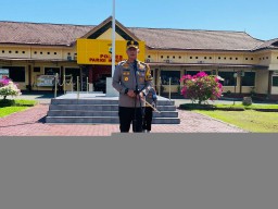 Kapolres Parimo Pimpin Apel Pelepasan Personel Polda Sulteng Usai Laksanakan Tugas Pengamanan Pemilu