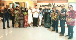 Safari Idul Fitri DPC PAMDI Sidoarjo Bersama Juara 1 Kontes Primadona Pantura ke DPRD Kab.Sidoarjo