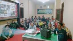 Polres Kediri Gelar Nobar Semifinal Piala AFC U23 2024