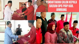 Sumrambah, Hakim dan Warsubi Giliran Datangi Kantor DPC PDIP Jombang