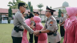 Kapolres Pimpin Sertijab 8 Pejabat Utama dan 7 Kapolsek Jajaran Polres Jombang