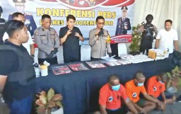 Satresnarkoba Polresta Mojokerto Tangkap 3 Penyalahguna dan Pengedar Narkotika