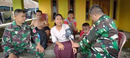 Tim Kesehatan TMMD Kodim 0619/PWK Beri Layanan Kesehatan Door to Door