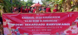 HUT RI ke 79 : Manifestasi Dewi Sekardadu Meriahkan Karnaval Desa Karangasem