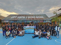 KKN UAD Palopo Sukses Dampingi LDKS SMPN 1 Bone-Bone