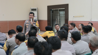 Apel Konsolldasi Bhabinkamtibmas Polres Jombang Dukung Percepatan ketahanan Pangan