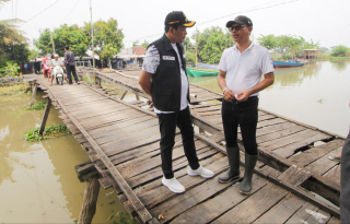 Plt Bupati Sidoarjo Subandi Sidak Jembatan Kedungpeluk dan Gladakdowo