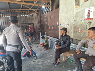 Polsek Ampana Tete Gelar Patroli Dialogis Jelang Natal dan Tahun Baru