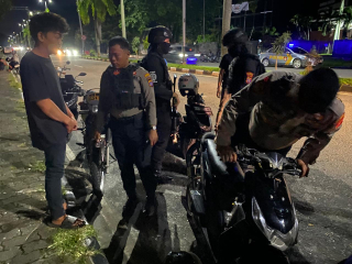 Polresta Balikpapan Gelar Operasi Penertiban Kenalpot, Ciptakan Kamtibcarlantas Kondusif