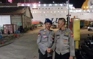 Jelang Nataru, Sat Polairud Polresta Balikpapan Lakukan Mitigasi di Wilayah Perairan Pesisir 