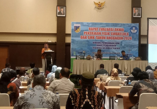 Dinas Pendidikan Sulawesi Tengah Evaluasi Pekerjaan Fisik SMK DAK 2024