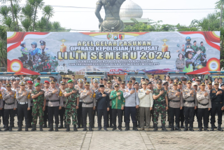 Kapolres Mojokerto Siapkan Pasukan Operasi Lilin Semeru 2024