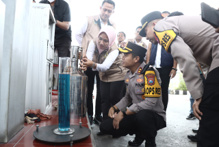 Polres Gresik dan UPT Metrologi Gresik Lakukan Inspeksi Mendadak di SPBU