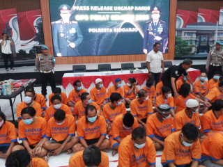Polresta Sidoarjo Ungkap 185 Kasus dan Amankan 197 Tersangka dalam Operasi Pekat Semeru 2025