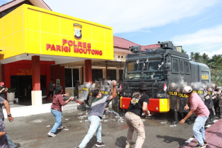 Jelang PSU Pilkada Bupati dan Wakil Bupati, Polres Parigimoutong Gelar Sispamkota