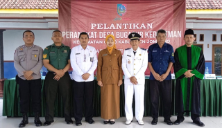 Pemerintah Desa Bugasur Kedaleman Lantik Kepala Dusun Kedungsari Baru