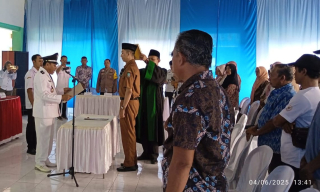 Kepala Desa Kedungturi Lantik Kepala Dusun Karangtengah Baru