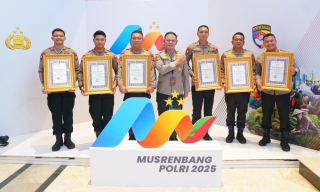 Polda Sulteng Borong Penghargaan Nasional di Musrenbang Polri 2025