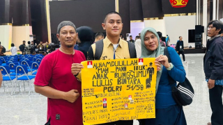 Lulus Murni Seleksi Bintara Polri 2025, Muh. Raihan Buktikan Masuk Polri Itu Gratis
