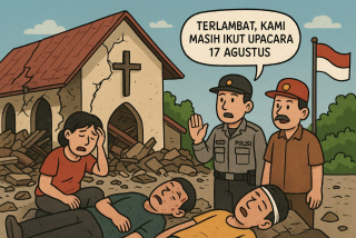 Gempa Guncang Poso, Gereja Ambruk: 20 Luka, 1 Koma