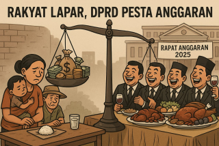 Miliaran Cuma Untuk Kudapan