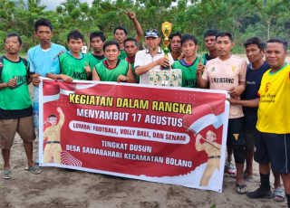 Turnamen Sepak Bola Desa Sama Bahari Jadi Ajang Silaturahmi dan Persatuan