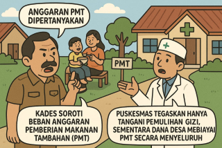 Anggaran PMT Dipertanyakan, Desa dan Puskesmas Saling Jelaskan Peran