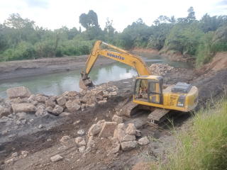 BWS Sulawesi III Perbaiki Tanggul Sungai di Buol, Lindungi Lahan Pertanian dari Banjir