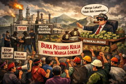 Pemuda Batui Selatan Demo JOB Tomori, Rekrutmen Migas Disorot