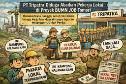 PT Tripatra Diduga Abaikan Pekerja Lokal di Proyek BUMN JOB Tomori